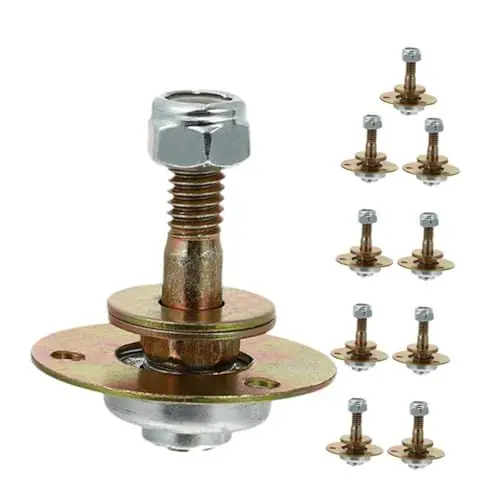 Produktbild: ANDRESLAD Ersatzteile 10 Stück Schaukelstuhl Anschlusslager M8x55mm Hardware Kits