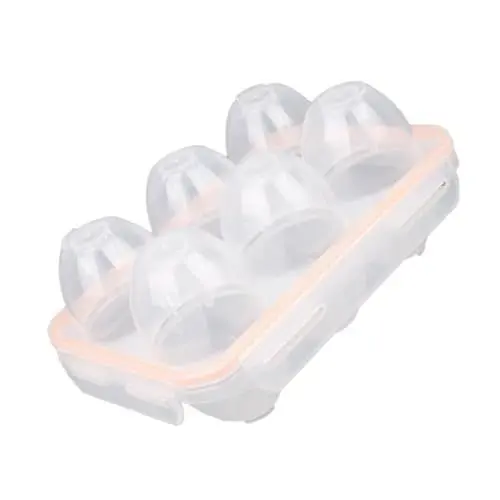 Produktbild: ANDRESLAD Eierablage-Deckel für Kühlschrank Eierbehälter 6er-Pack stoßfester Eierhalter stapelbarer Eierablage- Eier-Organizer Aufbewahrung für Camping Picknick Zuhause
