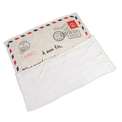 Produktbild: ANDRESLAD Elegante Decke Im Briefstil 1 Stück Bequem Als Haushaltsdekoration.