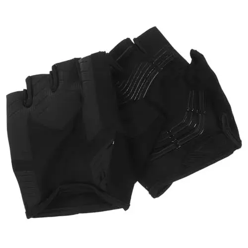 Produktbild: ANDRESLAD Reithandschuhe Für Damen Und Herren – Atmungsaktives Material Halbfinger-Design Ideal Zum Radfahren Joggen Wandern
