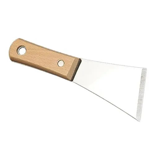 Produktbild: ANDRESLAD 1stück Stainless Steel Putty Cutter Mit Holzgriff Robuster Polierter Schaber Für Hausdekoration Zum Entfernen Von Kleber Und Praktisches Malerwerkzeug Für Innenräume
