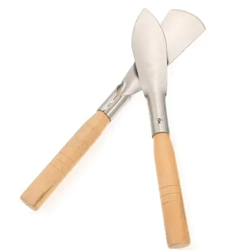 Produktbild: ANDRESLAD 2 Stück Gartenkellen Edelstahl Mit Holzgriff Robuste Pflanzkelle Für Gartenarbeit Hochwertige Gartengeräte Für Pflanzenpflege