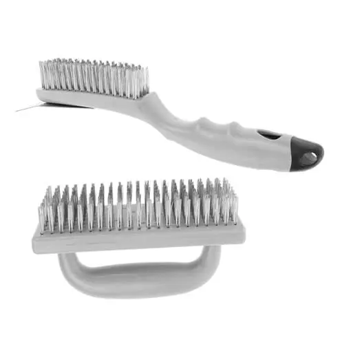 Produktbild: ANDRESLAD Barbecue Grillbürstenreiniger 2 Stück Edelstahl Grillbürste Haushaltsreinigungsmaterial Für Barbecue