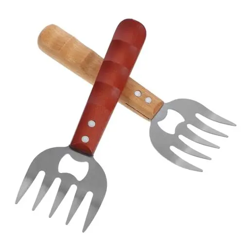 Produktbild: ANDRESLAD 2st Grillwerkzeug Krallen Zum Zerkleinern Von Fleisch Grillfleisch Krallen Hühnerfleisch Krallen Fleischscheren Zum Zerkleinern Rinderschredderklauen Fleischklaue 201 Edelstahl