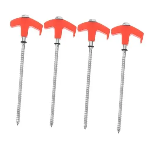 Produktbild: ANDRESLAD Camping Zelt Zelt Hering Heringe Robuste Metall Boden Stakes Breite Anwendung Für Zelte Und