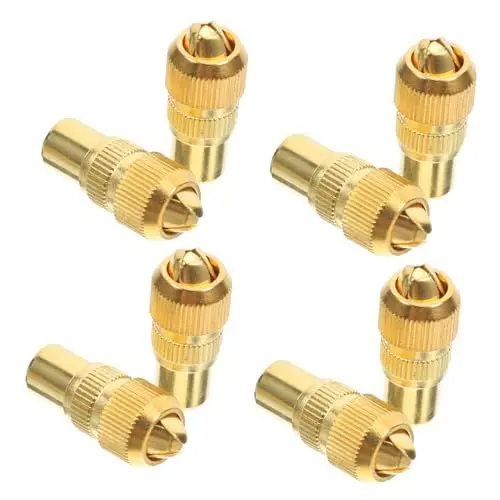 Produktbild: ANDRESLAD Verbesserte Signalübertragung 8-teiliger Steckeradapter Für Antennenkabel Analoges Tv-installationsmaterial