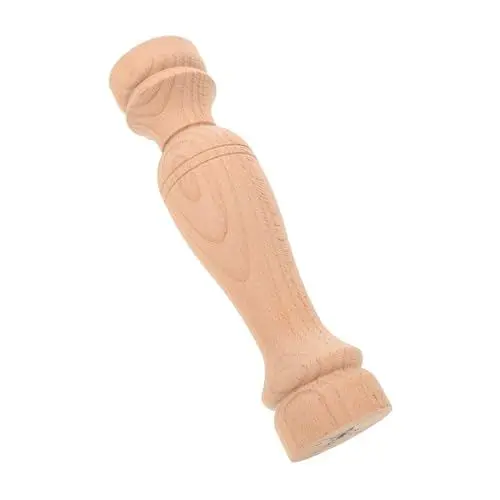 Produktbild: ANDRESLAD Geschnitzter Holzpfosten im römischen Stil Schranksäule unvollendet dekorativ 5 x 20 cm