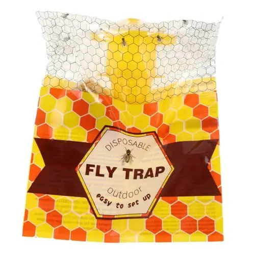 Produktbild: ANDRESLAD Bienenfalle Bienenfänger Insektenfallen Fliegenfänger für den Außenbereich fliegenfalle Bienenfang Werkzeug zum Fangen von Fliegen Wiederverwendbarer Wespenfangbeutel Plastik