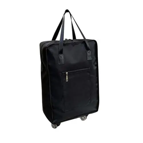 Produktbild: ANDRESLAD Faltbare Reisetasche Seesack große Reisetasche fahrradtasche gepäckträger kofferraumtaschen Kofferraumgrill Faltbare Koffertasche Campingtasche Tasche für die Reise Oxford-Stoff
