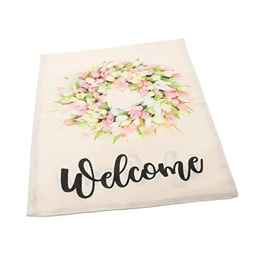 Produktbild: ANDRESLAD Flachs Garten Flagge Decor Outdoor Flaggen Für Hof Blume Vase Muster