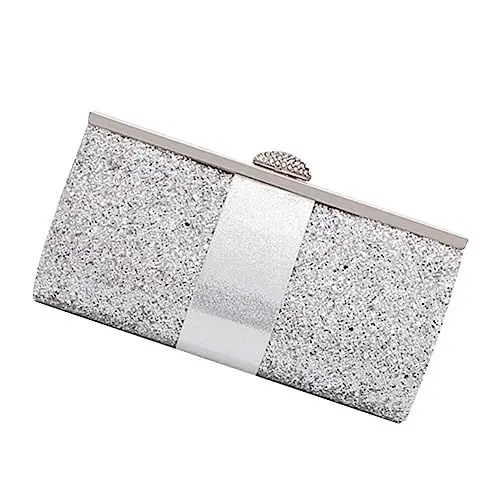 Produktbild: ANDRESLAD Luxuriöse Abend-Clutch modische Clutch mit Glitzer und Kette für Hochzeit Party Abschlussball Abschlussball