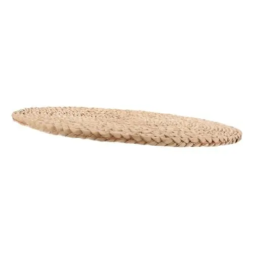 Produktbild: ANDRESLAD Handgewebtes Bodenkissen Für Yoga Und Meditation Großes Meditationskissen Mit Waschbarem Bezug Gefüllt Mit Bio Buchweizenschalen Ideal Als Tempel Sitzkissen