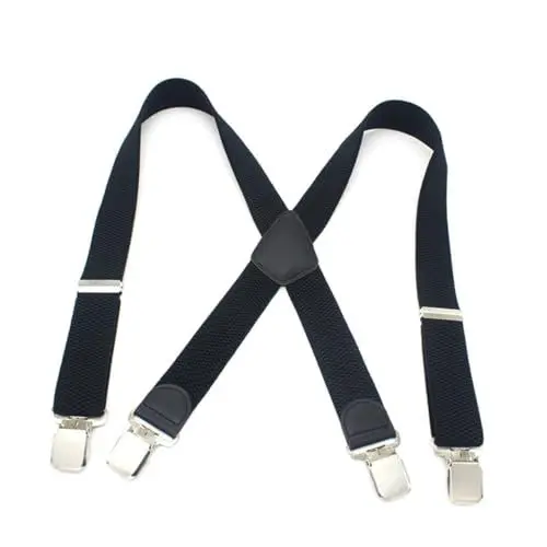 Produktbild: ANDRESLAD Herren Hosenträger Elastisch Verstellbar Mit Clip Robuste Y Form Hosenträger Für Hemden Anzüge Und Freizeitkleidung Perfekter Sitz Und Komfort