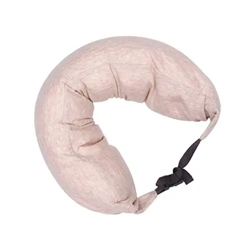 Produktbild: ANDRESLAD Kissenruhe Schlafen Nackenstütze Reisen Bettwächter Flugzeugreisekissen Memory Foam Reisekissen nackenstützkissen bürokissen Schlafkissen U-förmiges Kissen Nackenkissen Beige