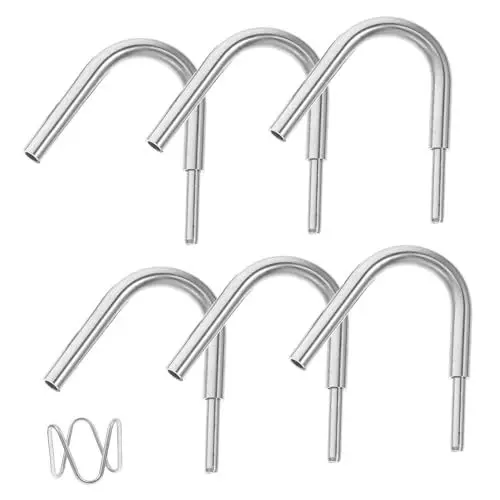 Produktbild: ANDRESLAD Outdoor Alkoholkocher Halterung Outdoor Zubehör Topfdeckelhalter Camping Zubehör Gasgrill Camping Ofen Herd Öfen Propanschlauch Mit Regler Silberfarbener Edelstahl