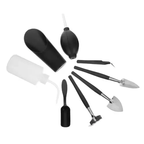 Produktbild: ANDRESLAD Mini-werkzeugset Für Den Innenbereich 8-teiliges Gartenwerkzeug-Set Blumenerdeschaufel Handspaten Kellen Zum Pflanzen