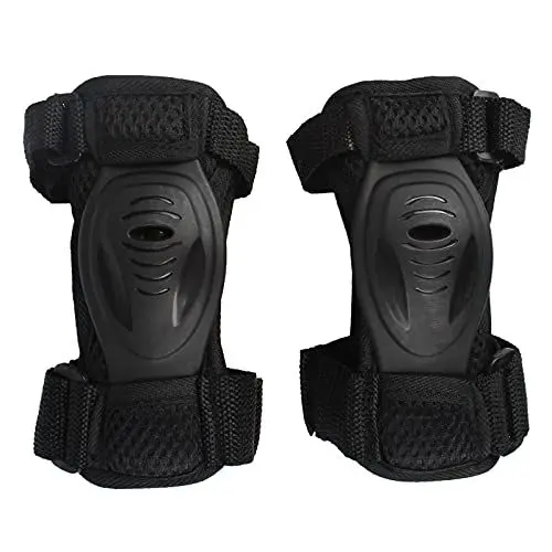 Produktbild: Andux HXHW-03 Skihandschuhe, verlängerter Handgelenkschutz, für Rollschuhlaufen, Harthandschuhe, verstellbar, Large