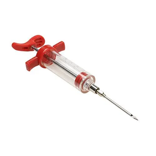 Produktbild: Andux Zone Edelstahl-Spritze/Marinier spritze, Inklusive Nadeln 30 ml Fassungsvermögen 09-ZSQ-002 (rot)