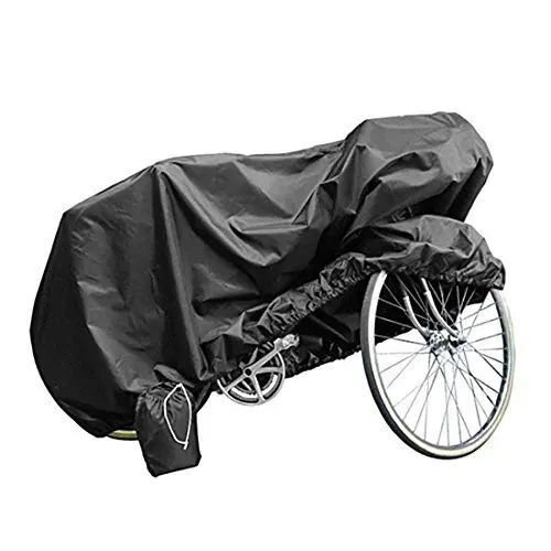 Produktbild: Andux Zone Fahrrad schutzhülle Polyester Schwerlast Wasserdicht Wind-Beweis Regen Sonne UV Staub für Berg, Straße, Racing Cruiser, Einstellbarer Outdoor-Speicher Schwarz ZXCZ-01