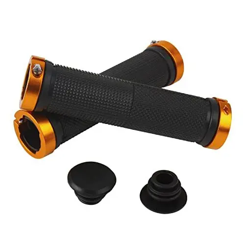 Produktbild: Andux Zone Fahrradgriffe für Mountainbikes, BMX, Straßenräder, Tretroller,, ZXC-CB01, 2 Stück, gelb