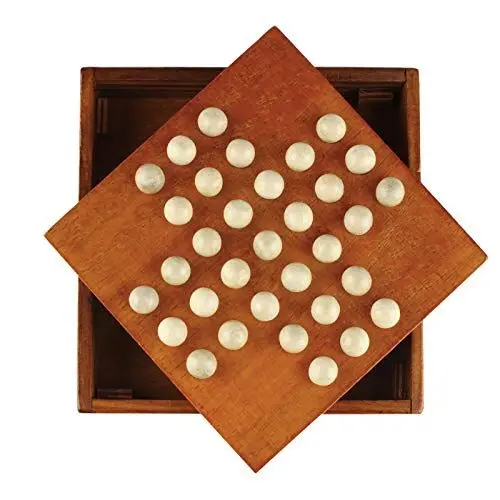 Produktbild: Andux Zone Solitaire Board Holz Einzelspieler Spiel DLZSQ-01