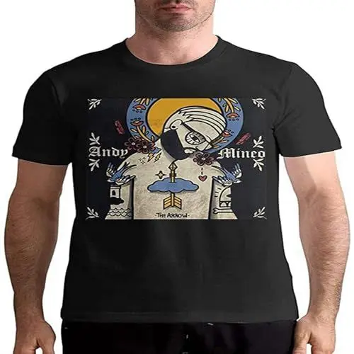 Produktbild: Andy Mineo I The Arrow Sports Light Mens T-Shirt Cotton Unisex Black Tee Tops XL