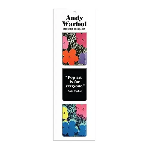 Produktbild: Andy Warhol Flowers Magnetic Bookmarks