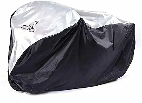 Produktbild: ANFTOP fahrradabdeckung für 1 fahrräder wasserdicht fahrradschutzhülle wasserfest fahrrad schutzhülle Fahrradschutz indoor outdoor abdeckung , fahrradabdeckungen nylon Cover 190x72x110CM Hülle