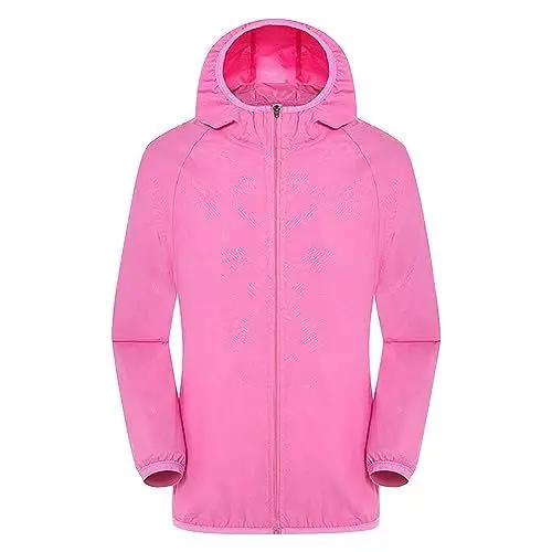 Produktbild: Regenanzug Kinder Deals Regenjacke Damen Solide Farbe Sonnenschutz Jacke Regenjacke Herren Regenjacke Damen Wasserdicht Regenjacke Damen Wasserdicht Atmungsaktiv Einfarbig,Ü Herren Winterjacke Sale
