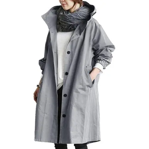 Produktbild: Angebot Sale Damen Winterjacke Warm Gefuettert Gothic Mantel Damen Lang Winter Softshelljacke Damen Steppjacke Mädchen 110 Daunenparka Damen Winter Frühlingsjacke Damen Elegant Meine Bestellung