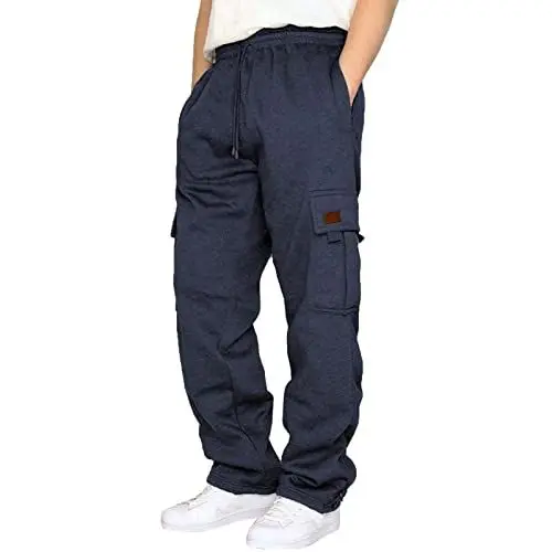 Produktbild: Generisch Winter Freizeithose Herren lang schwarz breite Jogginghose xs Jogginghose Herren Freizeithose Herren lang große größen Sporthose Herren langgröße 98 Sport Hosen Men