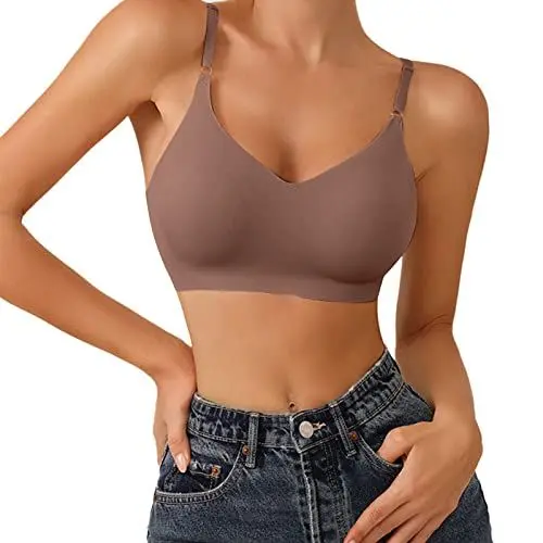 Produktbild: Angebote Damen, stillbhs, BH Damen Ohne Bügel Push UP BH Große Brüste Starker Halt Nahtloser BH Bequemer Soft BH Seamless Sport Yoga BH Klassische Bra, Black Friday Angebote 2024