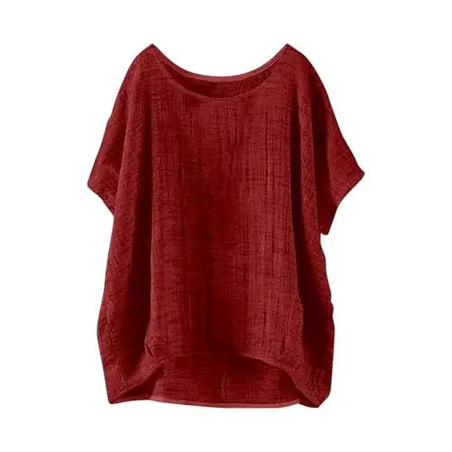 Produktbild: Angebote Sale Tshirt Damen Kurzarm Umstandsshirt T Shirt Weiss Baumwolle Polyester Froehliches Schwarz Blusenshirt Elegant Laessiges Spitzen Bluse Orange Große Größen Oversize Sommer