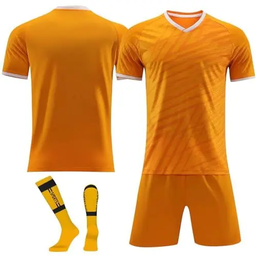 Produktbild: Warehouse Deals Angebote Sportshirt Herren Kurzarm Personalisierte Mit Eigenem Namen Anzug Mit Namen Und Nummer Outfit Individuelles Customized T-Shirts Jersey Druckknöpfe 80iger Jahre Outfit