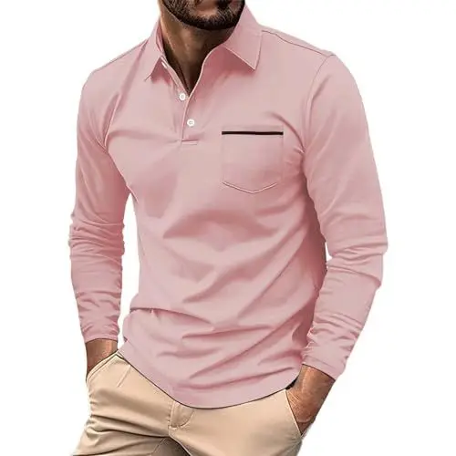 Produktbild: Hemd Männer Maßgeschneiderte Passform Herren Hemd Slim Fit Herren Hemd Festlich Elasthan Hemd Männer Grau Shirt Herren Langarm Herren Hemden Langarm Herren Sale Angebote Langarmshirt Herren schwarz