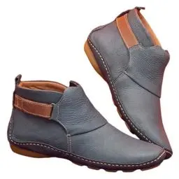 Produktbild: blitzangebote Stiefeletten Damen Unisex Flach Runde Zehe Cowboystiefel Damen Chelsea Mit Rutschfest Sohle Stylisch 5 euro artikel damen sneaker sale