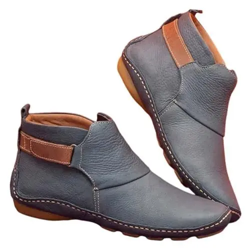 Produktbild: blitzangebote Stiefeletten Damen Unisex Flach Runde Zehe Cowboystiefel Damen Chelsea Mit Rutschfest Sohle Stylisch 5 euro artikel damen sneaker sale