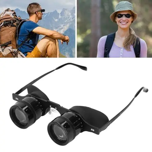Produktbild: Angelfernglas, Tragbares HD Opernglas für Erwachsene und Kinder, 3 fache Vergrößerung, Freihändiges Fernglas Zum Angeln, Vogelbeobachtung, Sport, Theater, Oper, Sightseeing
