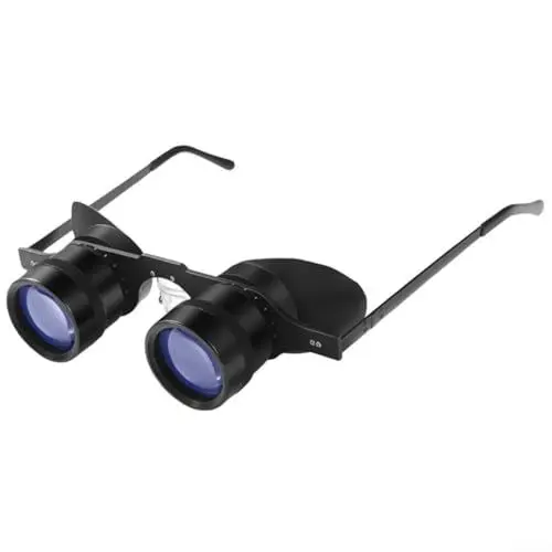 Produktbild: Angelfernglas für Vogelbeobachtung im Freien, Freisprechbrille, 10 x Fernglas, Angelfernglas, professionelle Freisprechglasur für Vogelbeobachtung, Sport, Konzerte