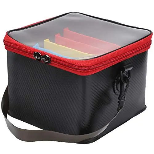 Produktbild: Angelgerät-Box-Organizer, Tackle-Boxen mit Trennwänden, Angelbox, multifunktional, für den Außenbereich, Simulation von Garnelenködern, Aufbewahrungseimer, Zubehör für