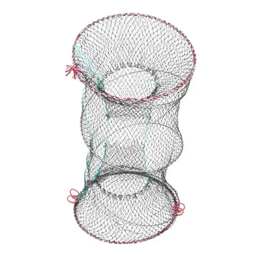 Produktbild: OFFSCH Faltbares Fischernetz Aus Nylon Angelwerkzeug Für Krabben Und Fische Leicht Und Platzsparend Für Seen Und Flüsse