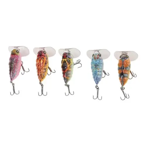 Produktbild: Angelköder, Fisch-Angel-Sets, Lebensechtes Swimbait-Angelköder-Set Zum Werfen auf Weite Entfernungen für Barsch-Forellenbarsch-Köder