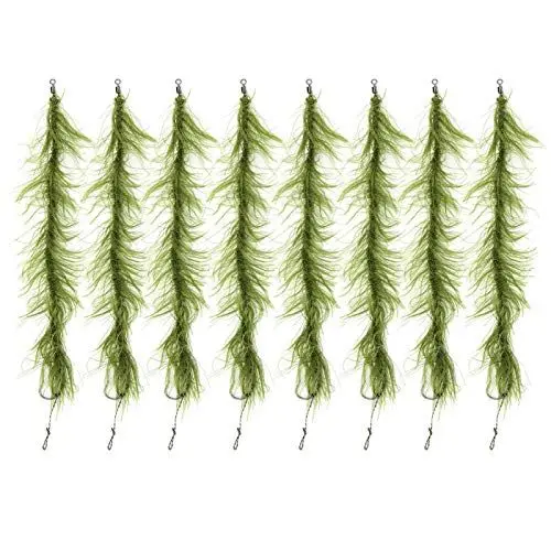 Produktbild: angelköder,Angel köder Jigs Kit,Haar-Rigs zum Karpfenangeln, Angelhaken aus Nylon mit gebundenem Haar für große Karpfen, praktischer Angelhaken zum Karpfenangeln, Zubehör für Angelgeräte(2#)