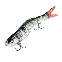 Produktbild: Angelköder Kunstköder Wobbler Köder Hechtköder Angelzubehör Raubfisch - 1 x Hering 140 mm für Spinnrute zum Spinnfischen als Köderfisch für Waller Barsch Angeln Tiefläufer von PRIOstahl
