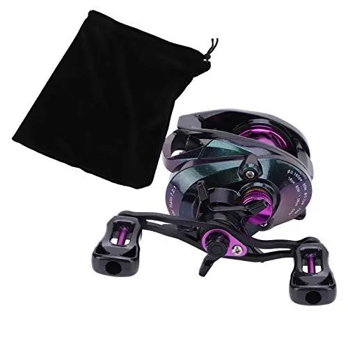 Produktbild: Angelrolle Köder, Low Profile Baitcaster Rolle Spinning Angelrollen für Angelzubehör(Linke Hand) Angelrollen Und Angelwartungswerkzeuge