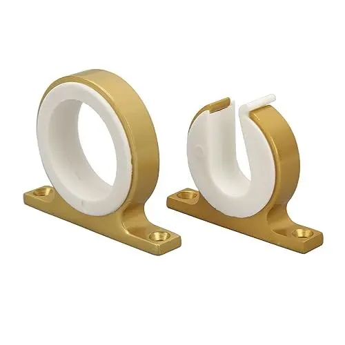 Produktbild: Angelrutenhalter, Horizontaler Angelrutenständer aus Aluminium, Robust, 2 Stück, Sichere Befestigung für Autos (Gold)