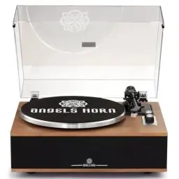 Produktbild: ANGELS HORN Schallplattenspieler Vinyl, Plattenspieler Bluetooth HiFi mit Lautsprechern Eingebautem Phono-Vorverstärker 33/45 U/min und AT-3600L Tonabnehmer