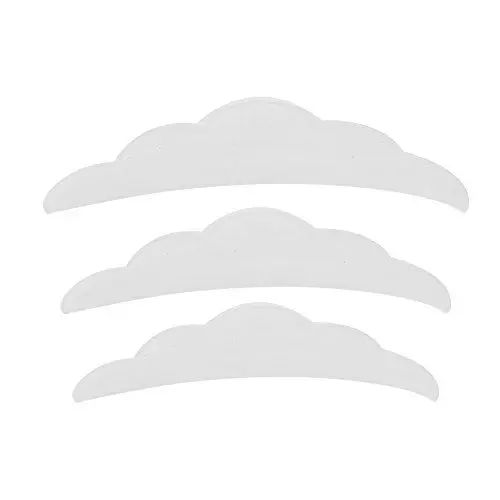 Produktbild: ANGGREK 3 Paar Silikon Wimpern Perming Curler Shield Pads Schutzpads Wimpernheben Curling Wimpernverlängerung