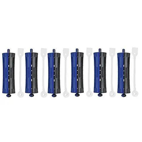 Produktbild: ANGGREK 6Pcs Haarspange Lockenwickler, Hair Rollers Wave Clip for Heat Perm Rod, Friseurwerkzeug mit Gummiband (2,5cm / 1.0Zoll)