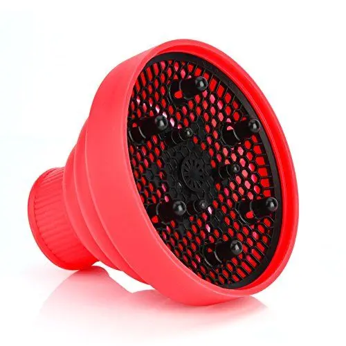 Produktbild: ANGGREK Zusammenklappbarer Silikon-Haardiffusor-Aufsatz Haarpflege-Silikon Leichter, zusammenklappbarer, tragbarer Haartrockner-Diffusor für die meisten Make-up-Stile von Haartrockner-Gebläsen